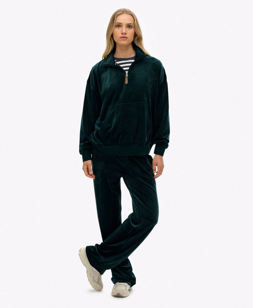 Country Club Velour Quarter Zip
