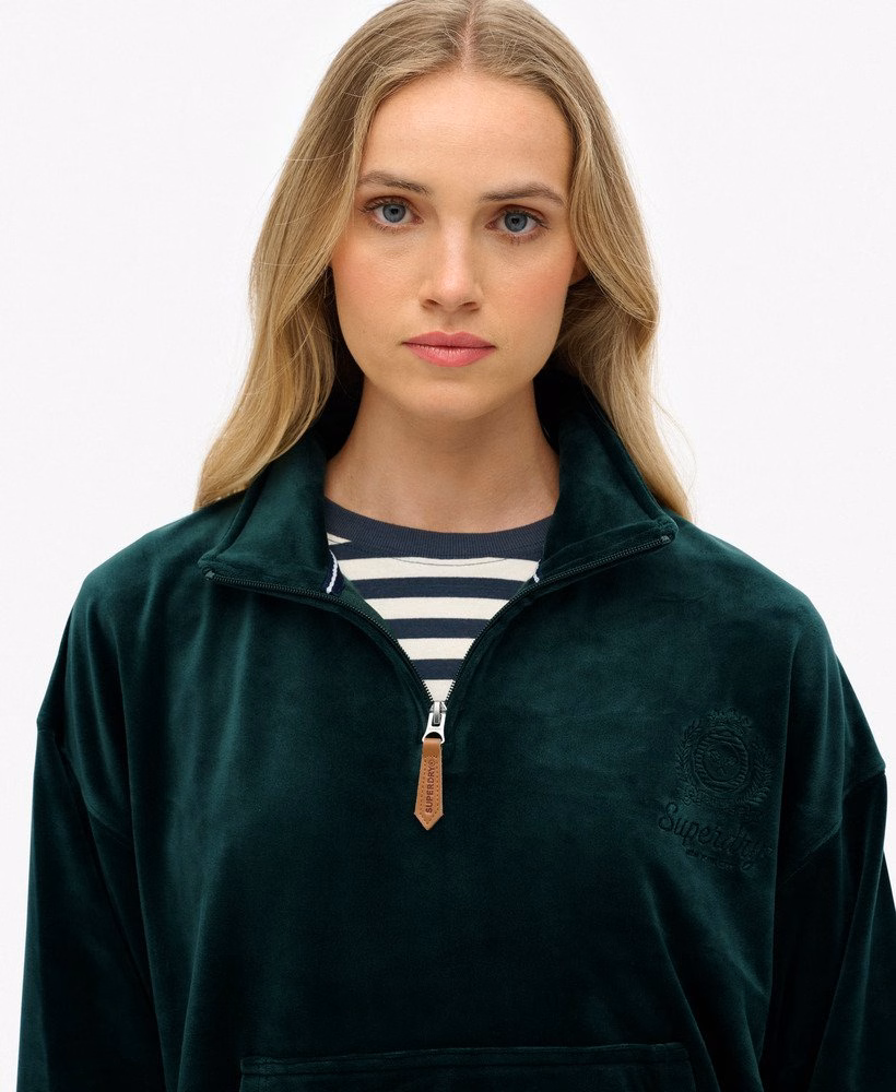 Country Club Velour Quarter Zip