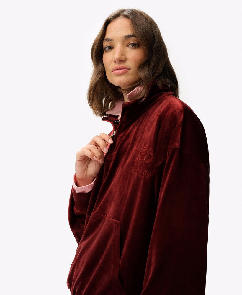 Country Club Velour Quarter Zip