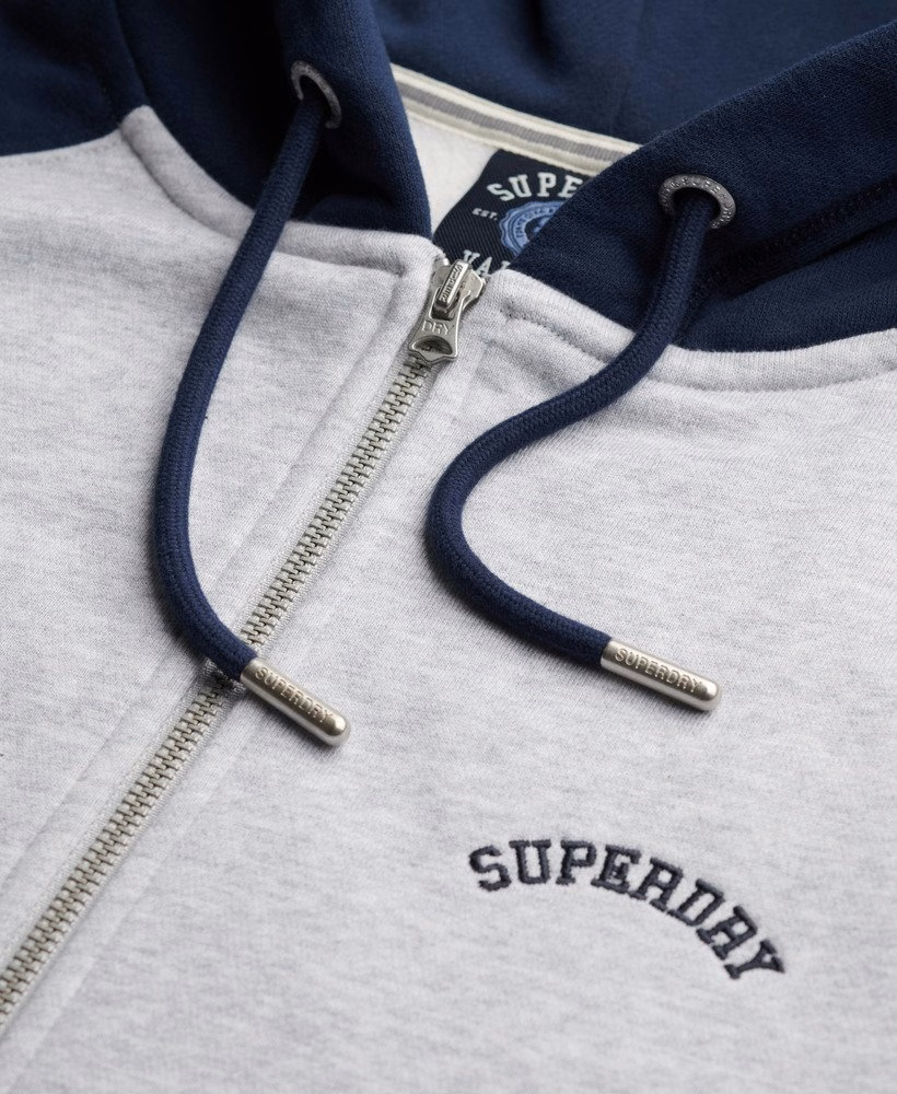 Essential Logo Raglan Zip Hoodie