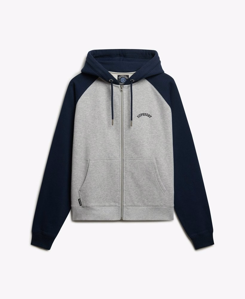 Essential Logo Raglan Zip Hoodie