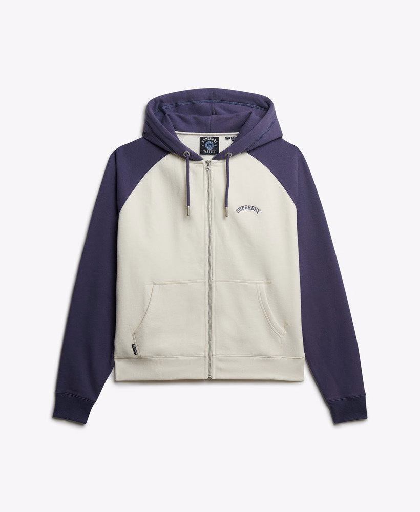 Essential Logo Raglan Zip Hoodie