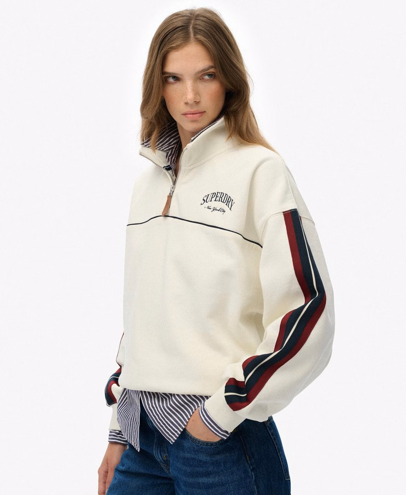 Country Club Tape Henley Jumper