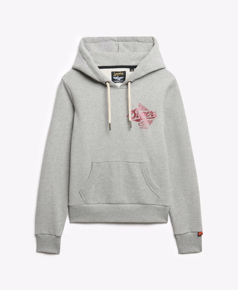 Sportieve metallic hoodie