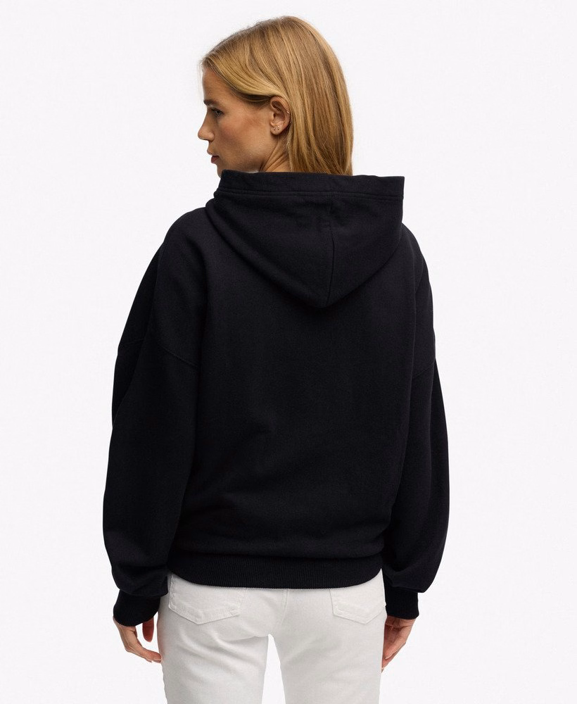 Oversized hoodie met tattoo-versiering