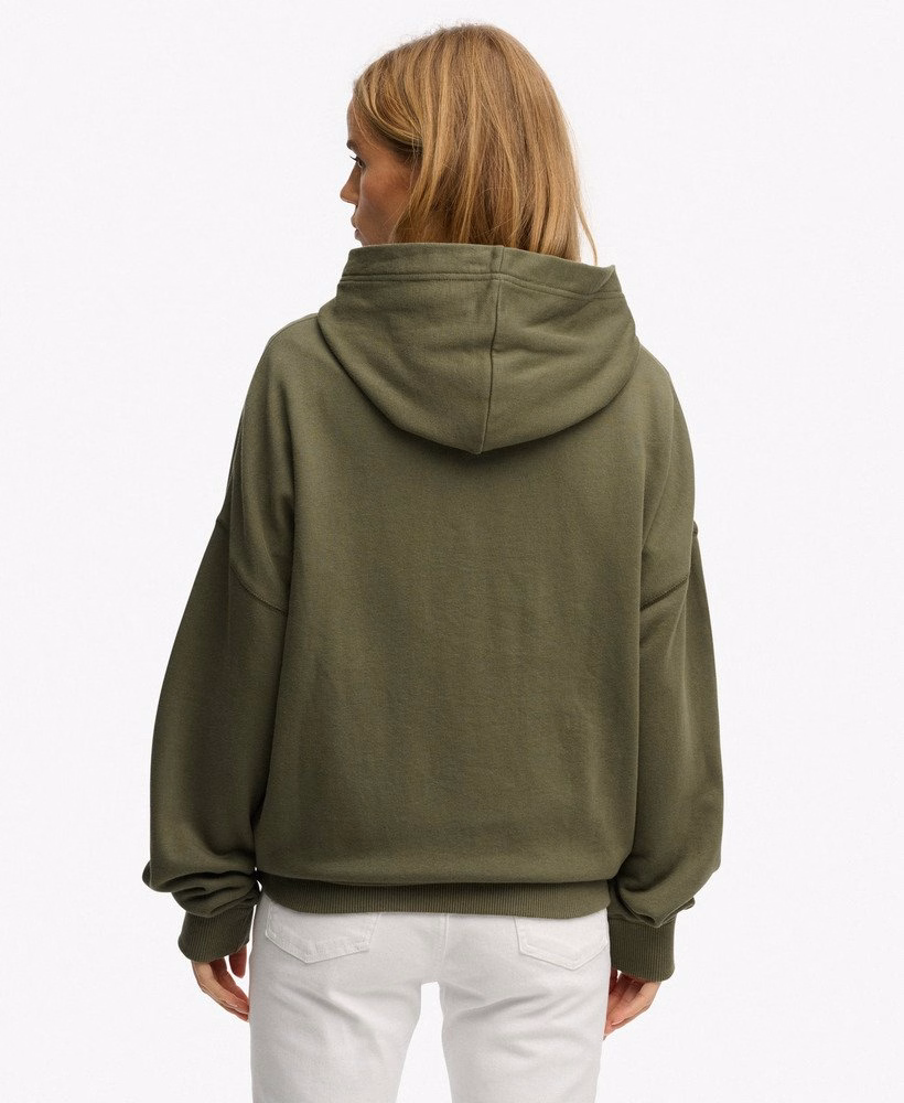 Oversized hoodie met tattoo-versiering