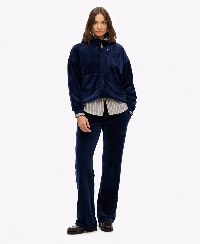 Country Club Velours Zip Hoodie