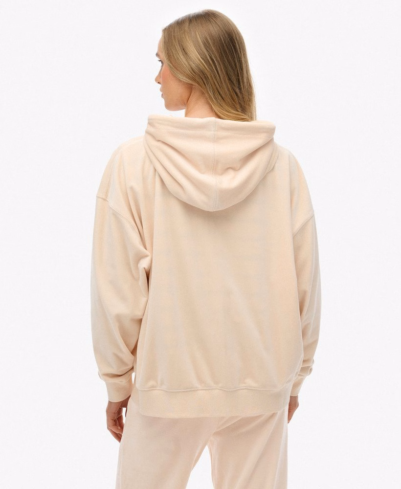 Country Club Velours Zip Hoodie
