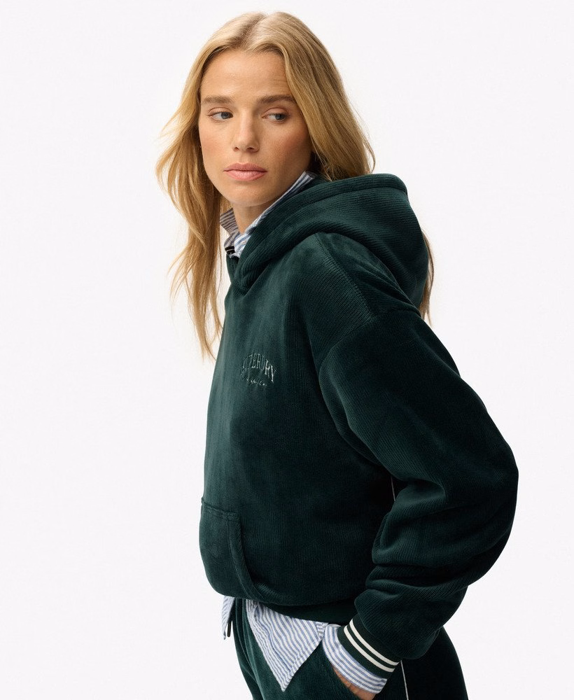 Country Club Velours Relaxte Hoodie