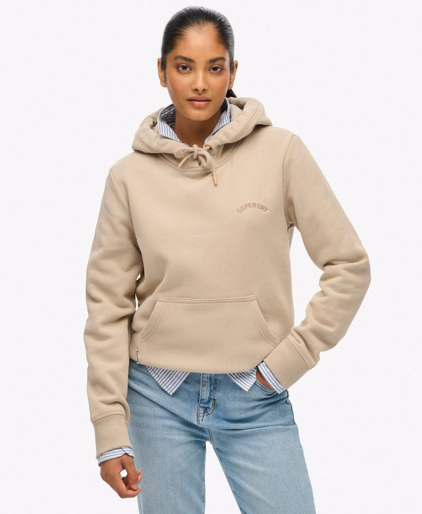 Hoodie met geborduurd Essential-logo