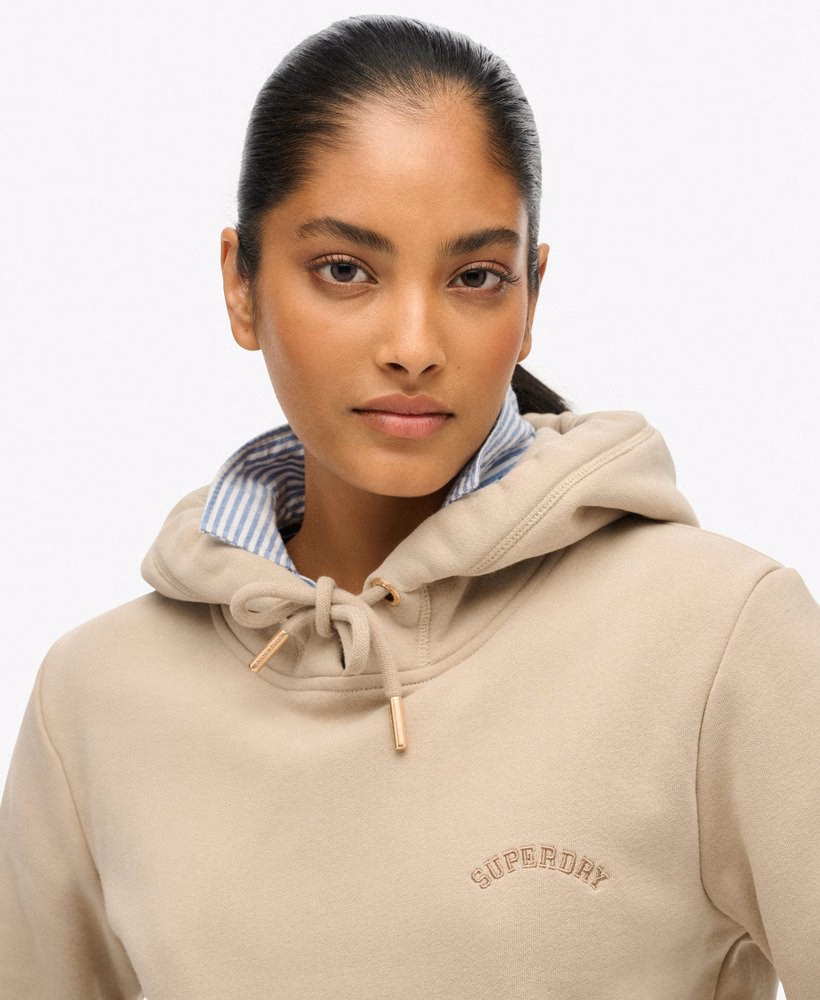 Hoodie met geborduurd Essential-logo