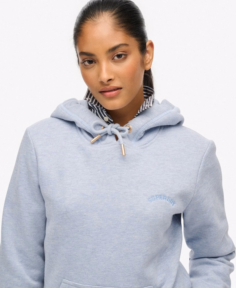 Hoodie met geborduurd Essential-logo