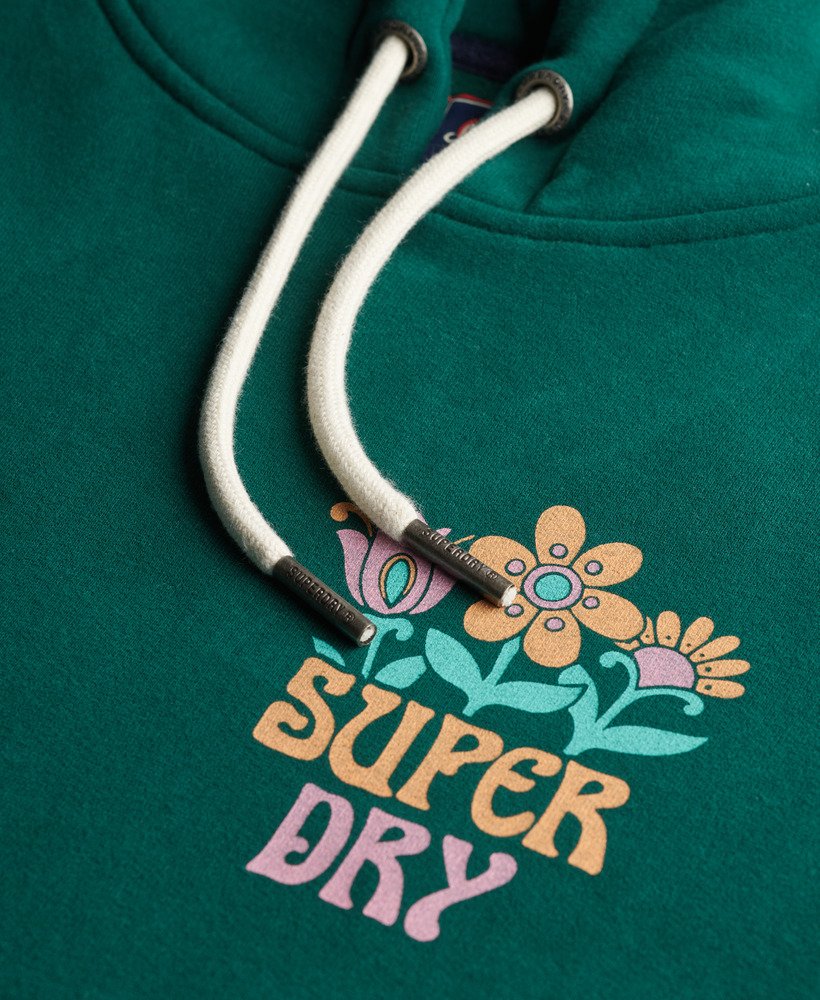 zomertuin hoodie in diepblauwgroen.