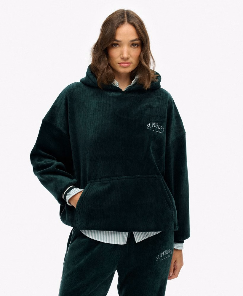 Country Club Velours Relaxte Hoodie