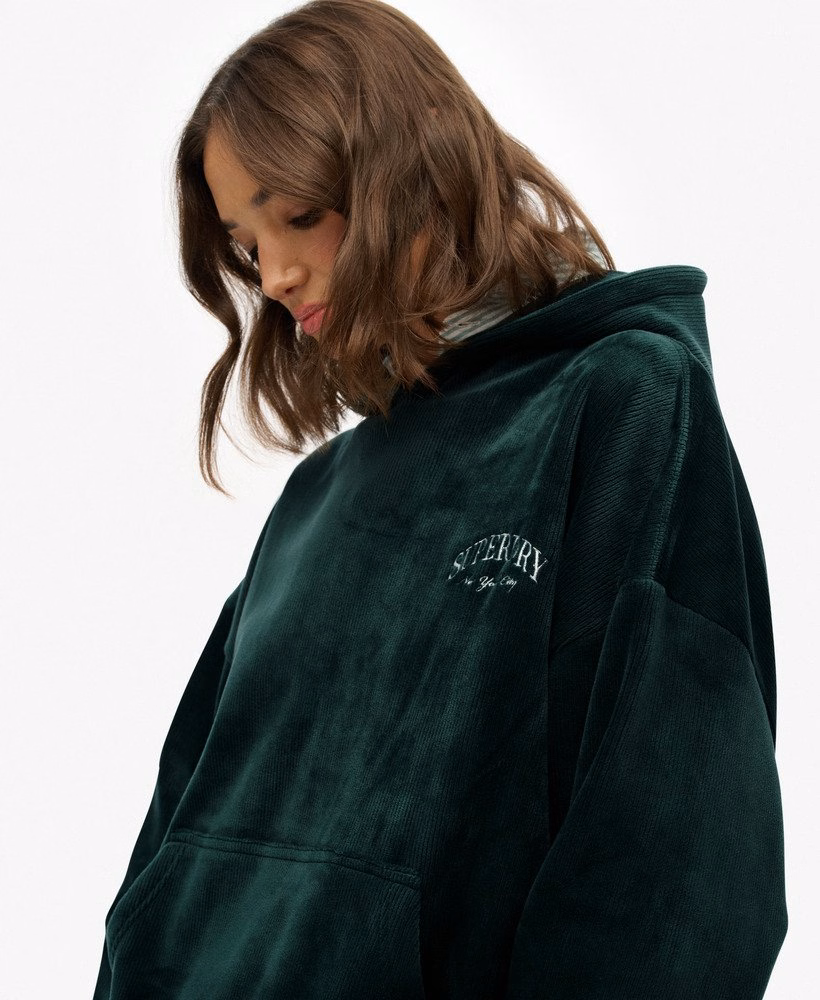 Country Club Velours Relaxte Hoodie