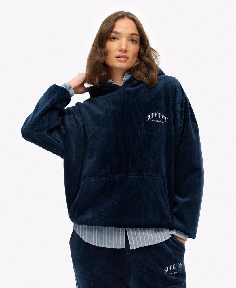 Country Club Velours Relaxte Hoodie