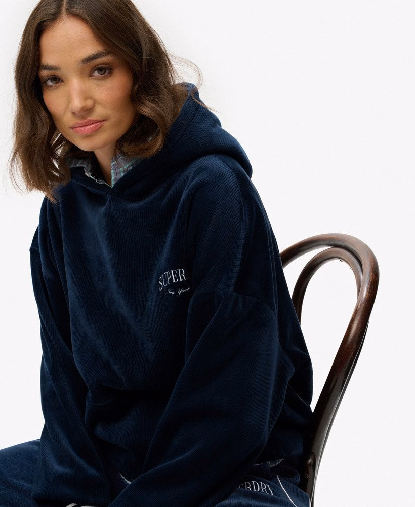 Country Club Velours Relaxte Hoodie