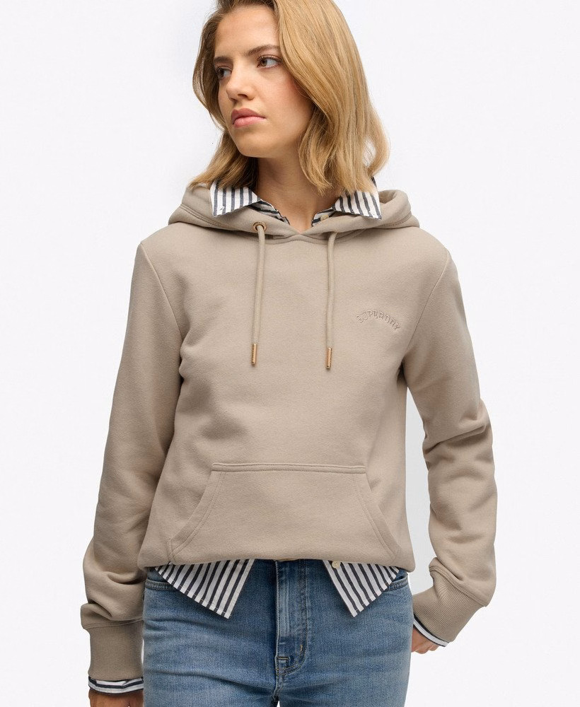 Hoodie met geborduurd Essential-logo