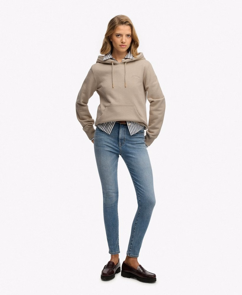 Hoodie met geborduurd Essential-logo