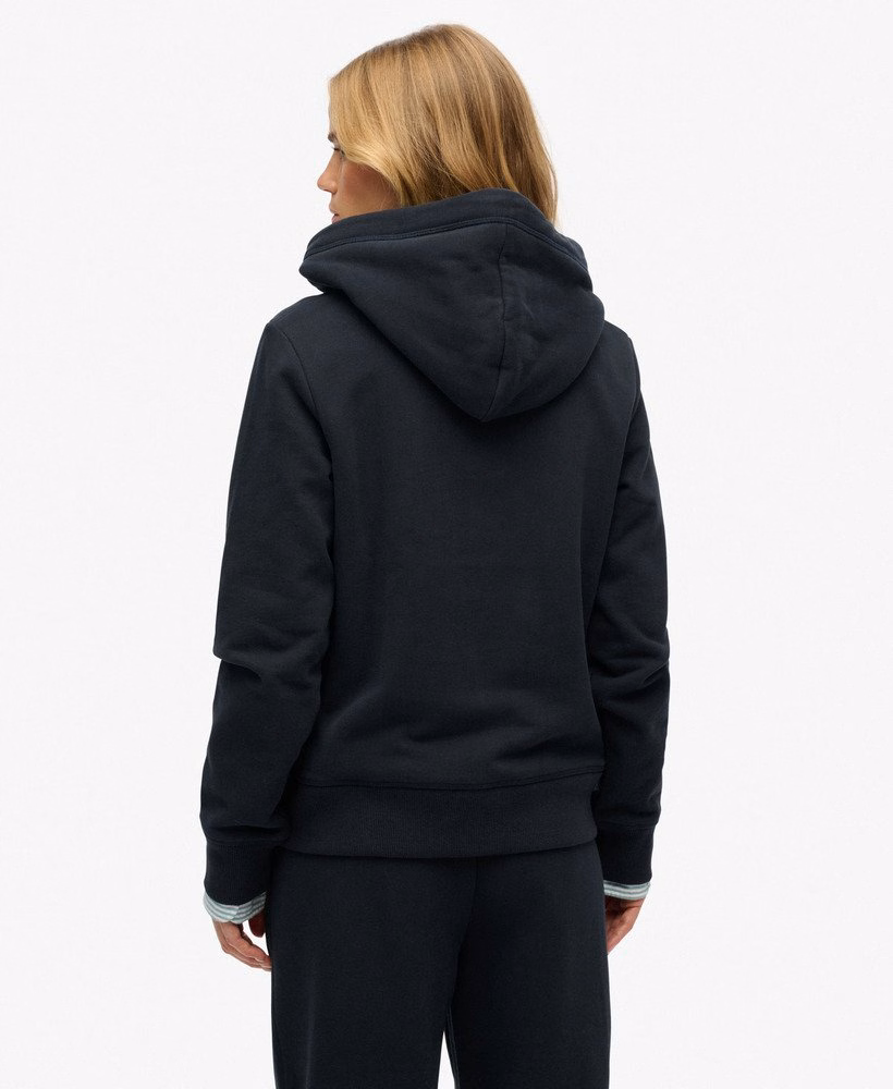 Hoodie met geborduurd Essential-logo