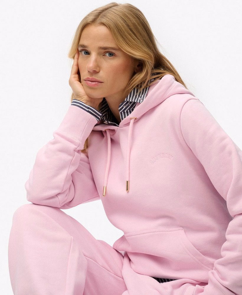 Hoodie met geborduurd Essential-logo