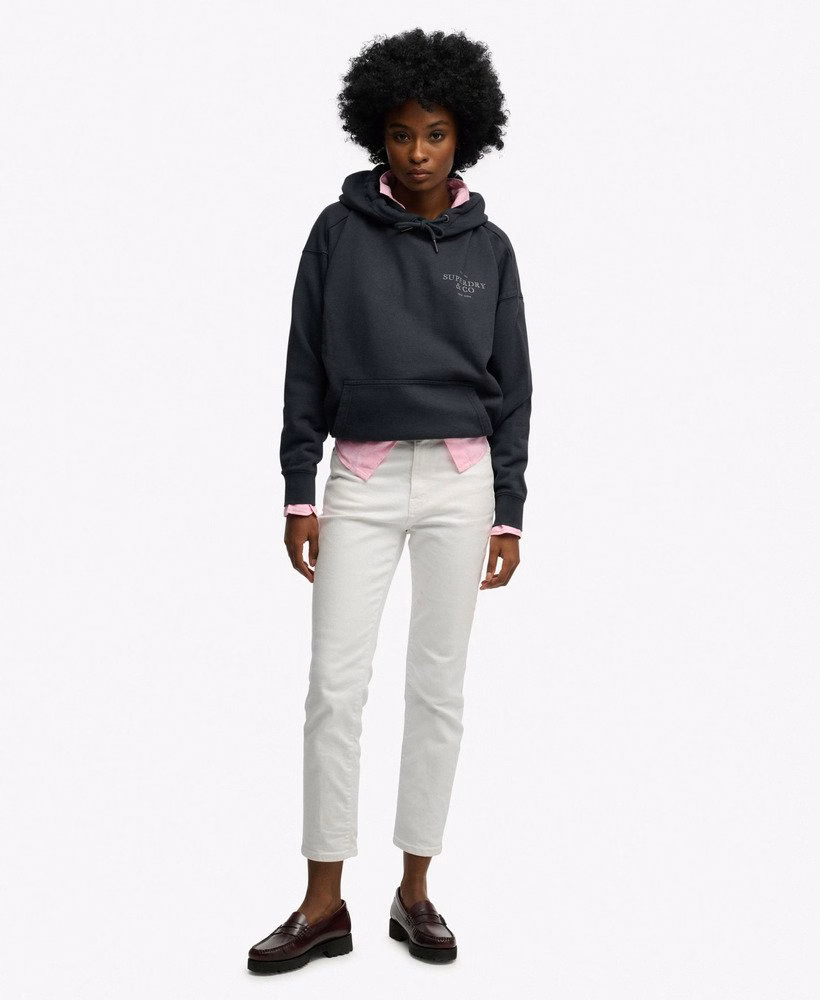 Luxe casual relaxte hoodie
