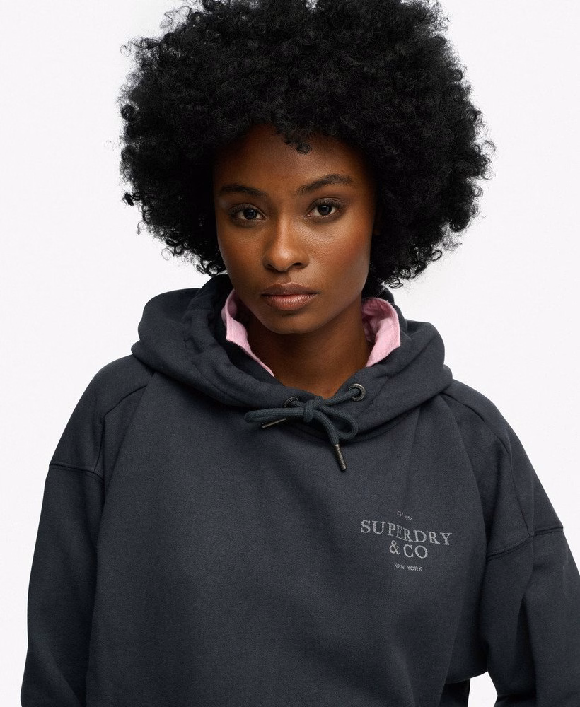 Luxe casual relaxte hoodie