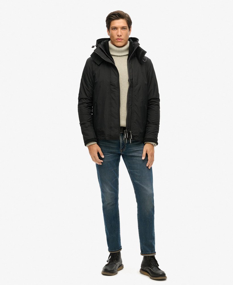 pop zip hood arctic sd-windcheater jacket in blackrock