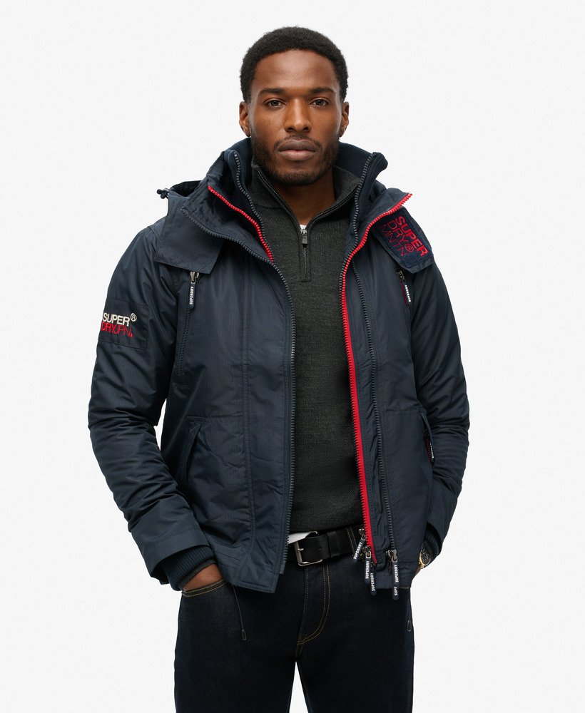mountain sd windcheater jacket in nordic chrome navy