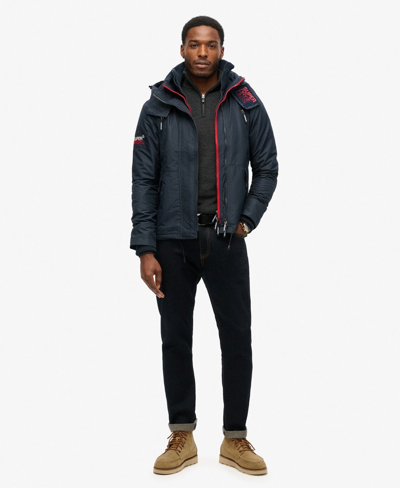 mountain sd windcheater jacket in nordic chrome navy