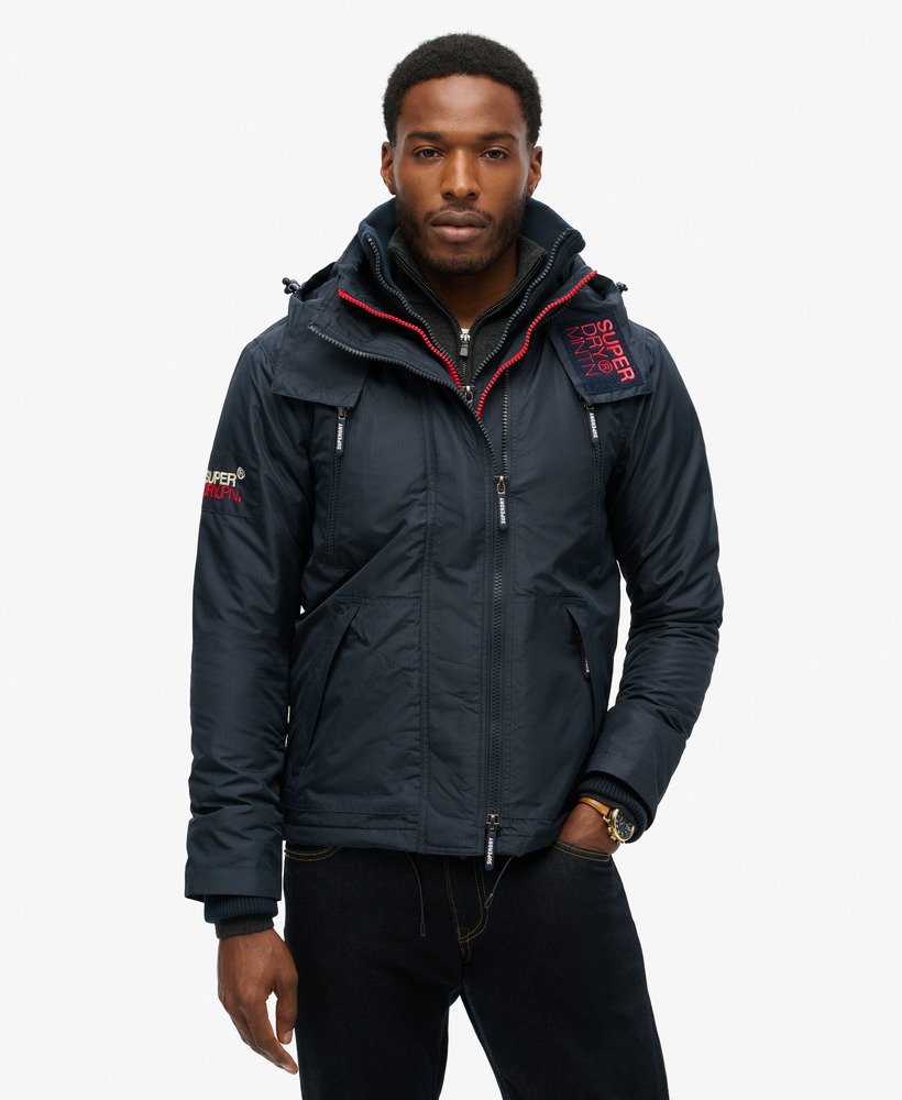 mountain sd windcheater jacket in nordic chrome navy