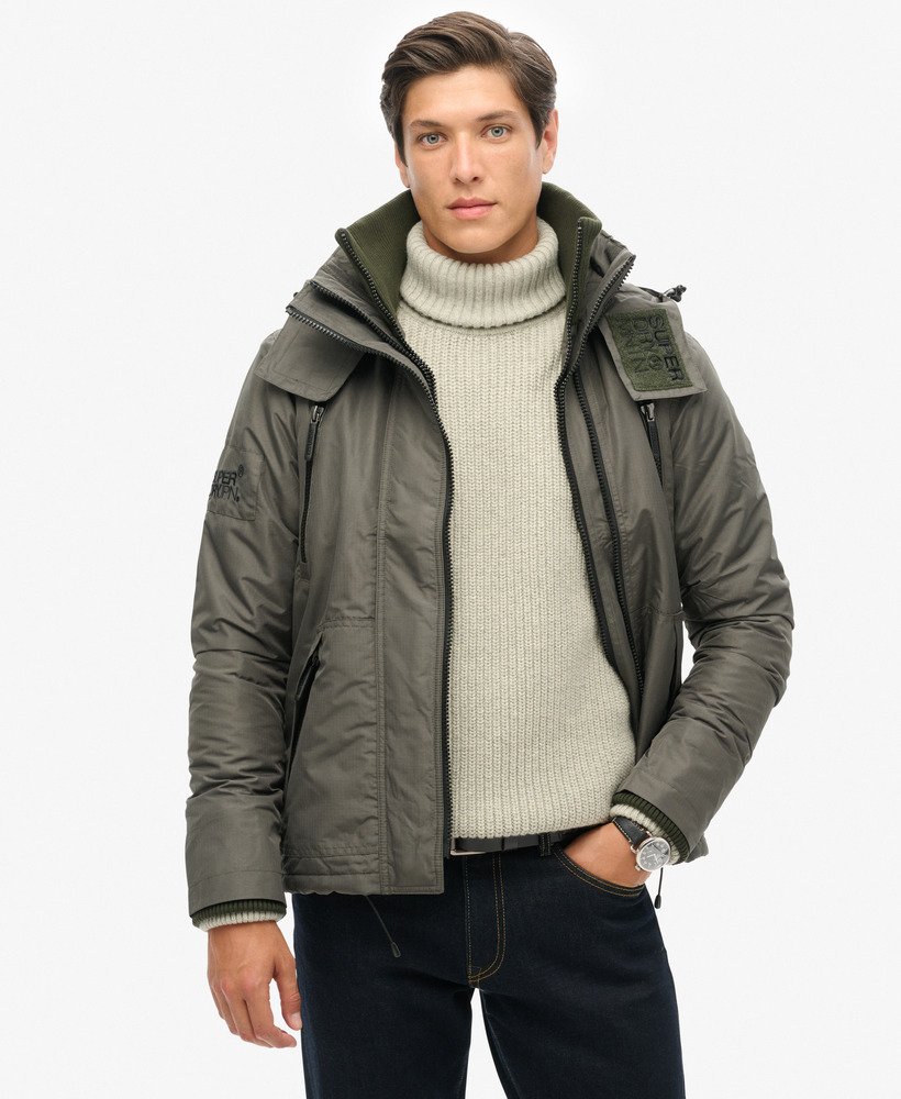 mountain sd windjack in olijfgroene uitvoering surplus goods