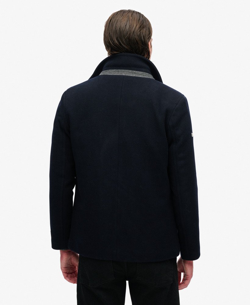 2-in-1 wollen peacoat in eclipse navy