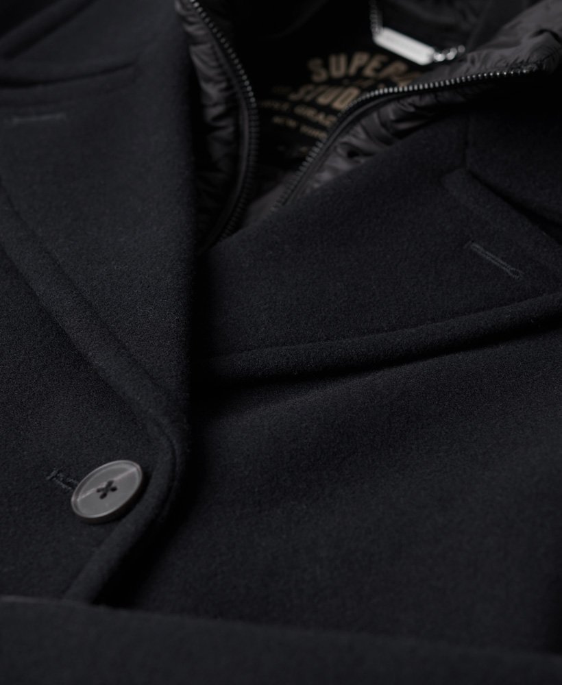 2-in-1 wollen peacoat in eclipse navy
