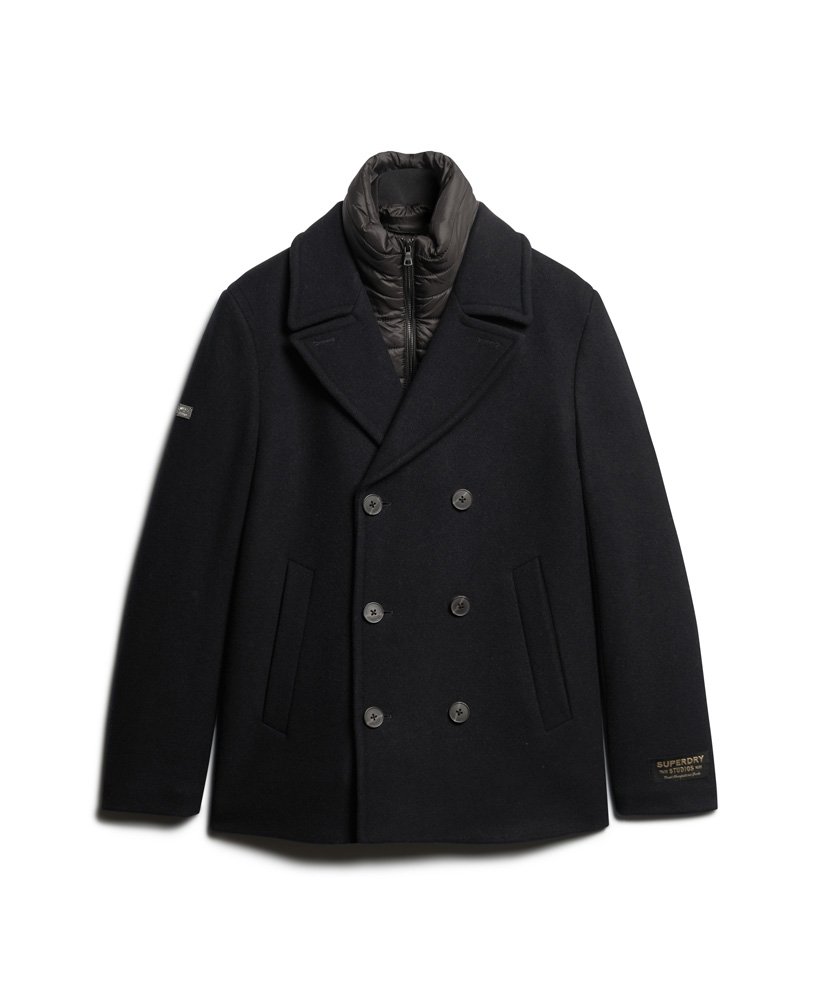 2-in-1 wollen peacoat in eclipse navy