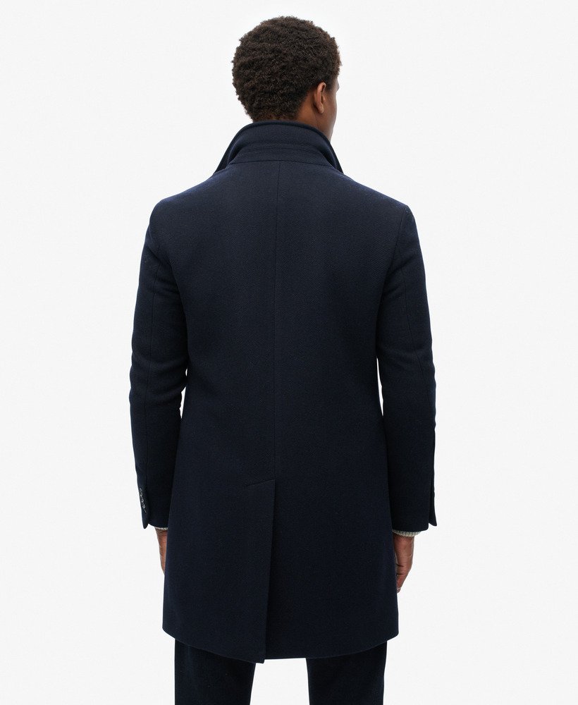de winkel van de koopman - stadsjas in marineblauw