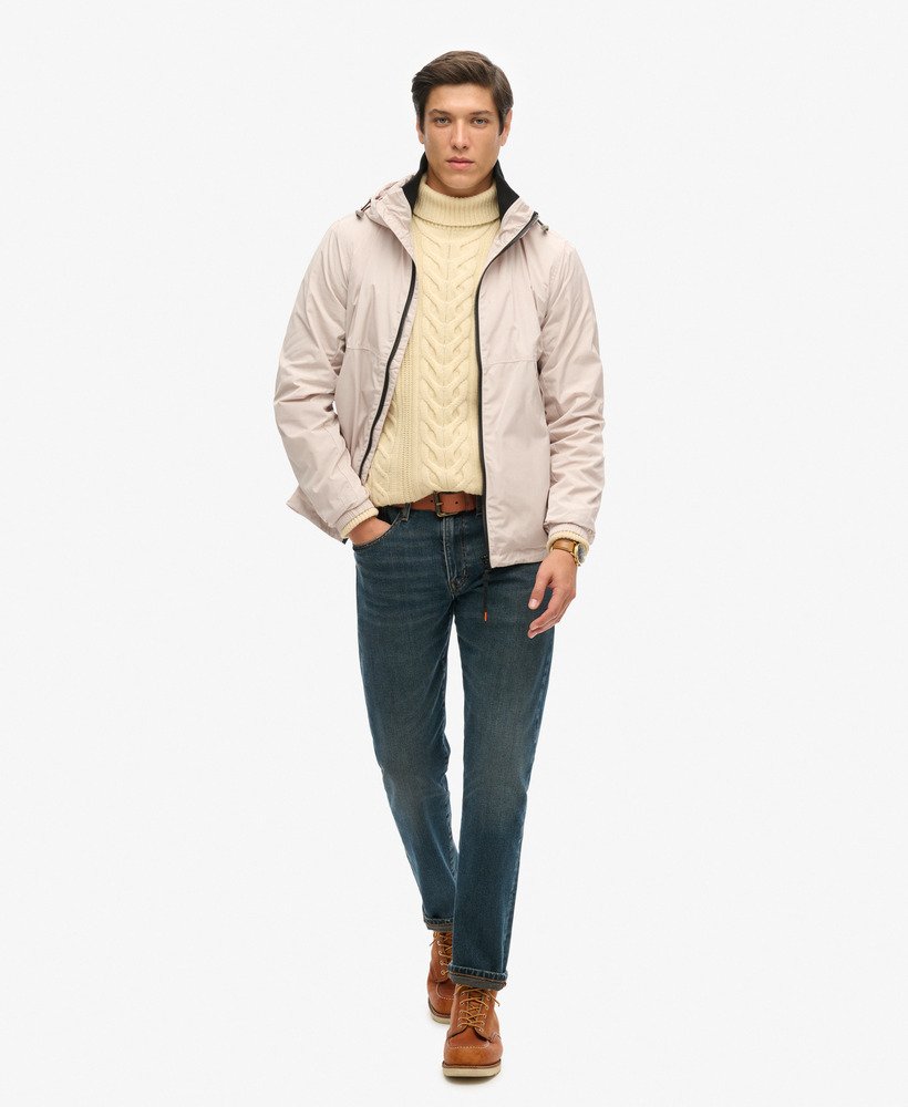 windbreakerjack met capuchon van sd in chateau gray