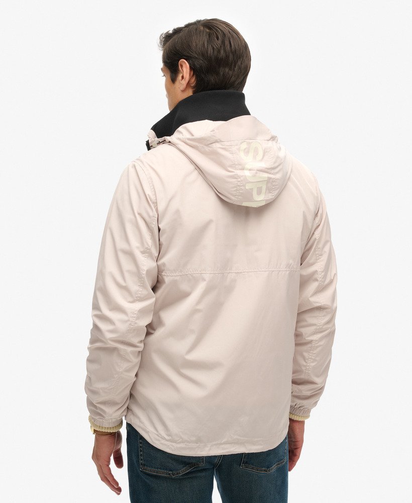 windbreakerjack met capuchon van sd in chateau gray