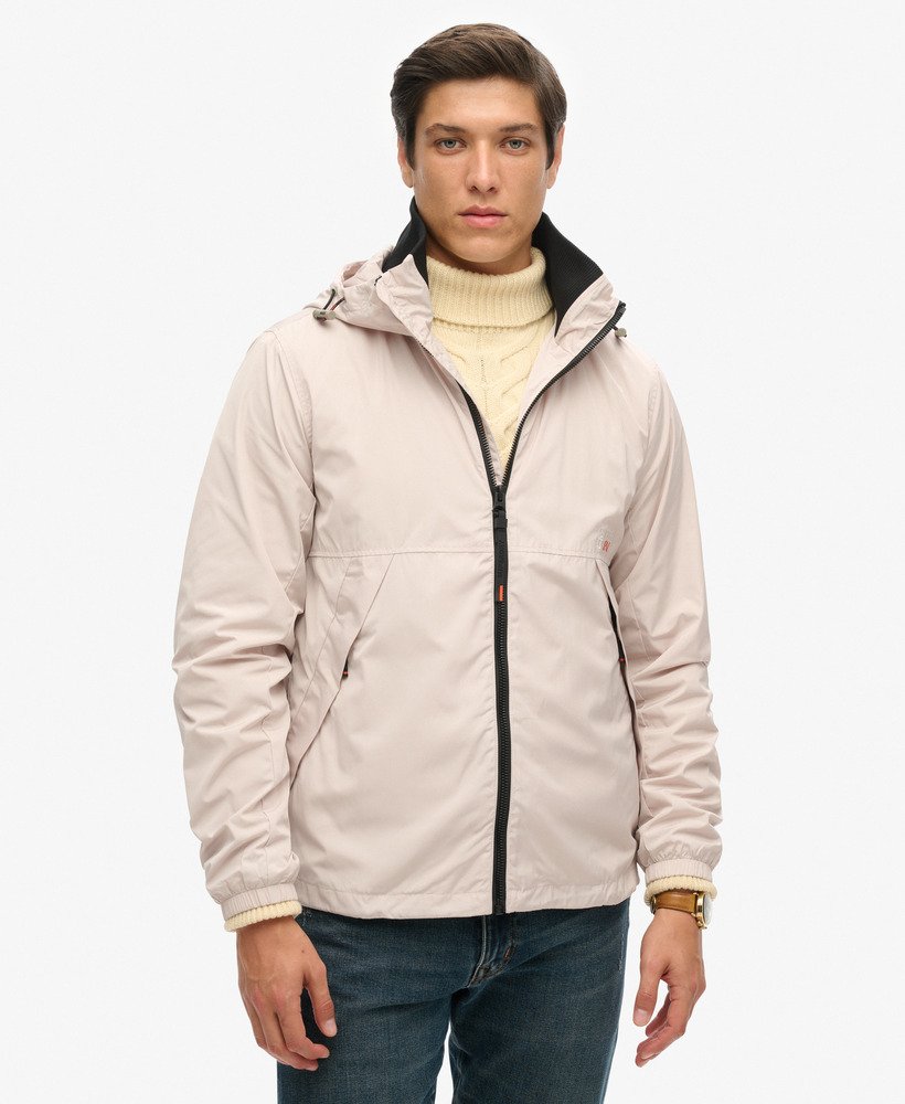 windbreakerjack met capuchon van sd in chateau gray