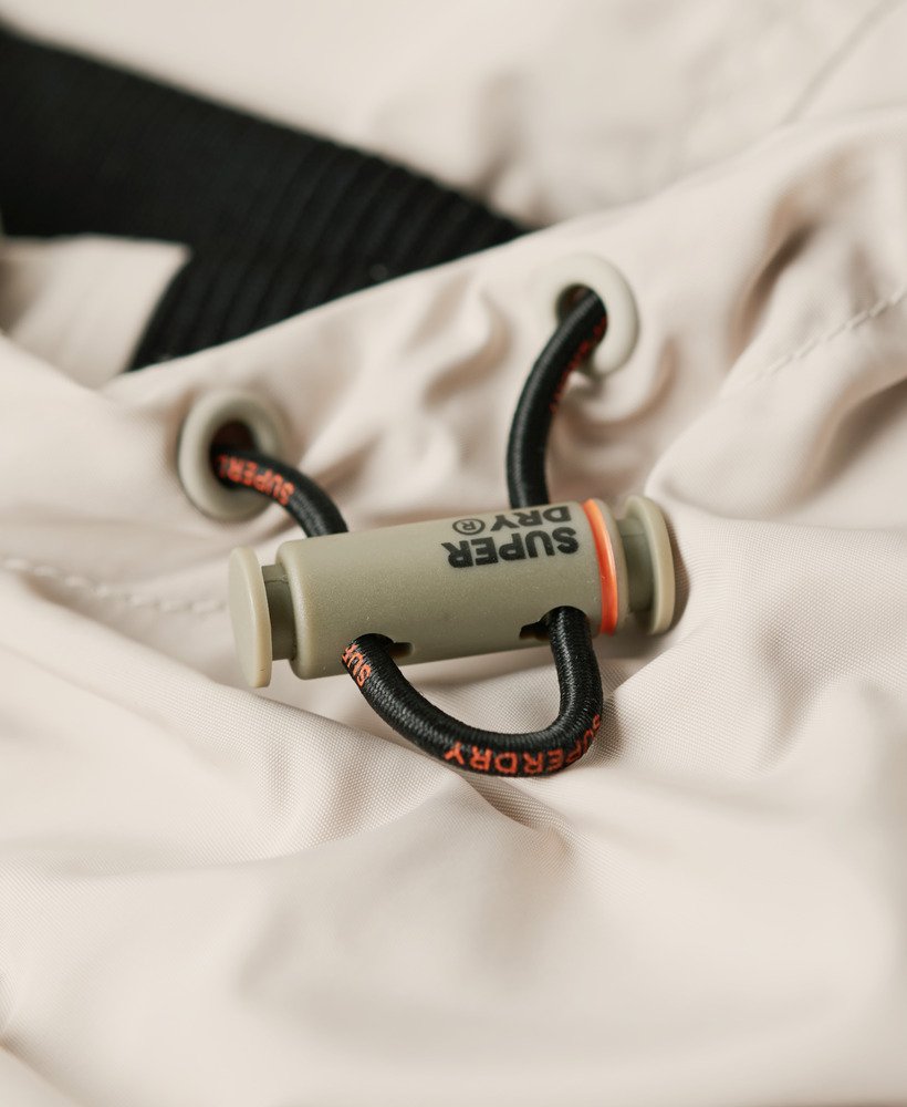 windbreakerjack met capuchon van sd in chateau gray