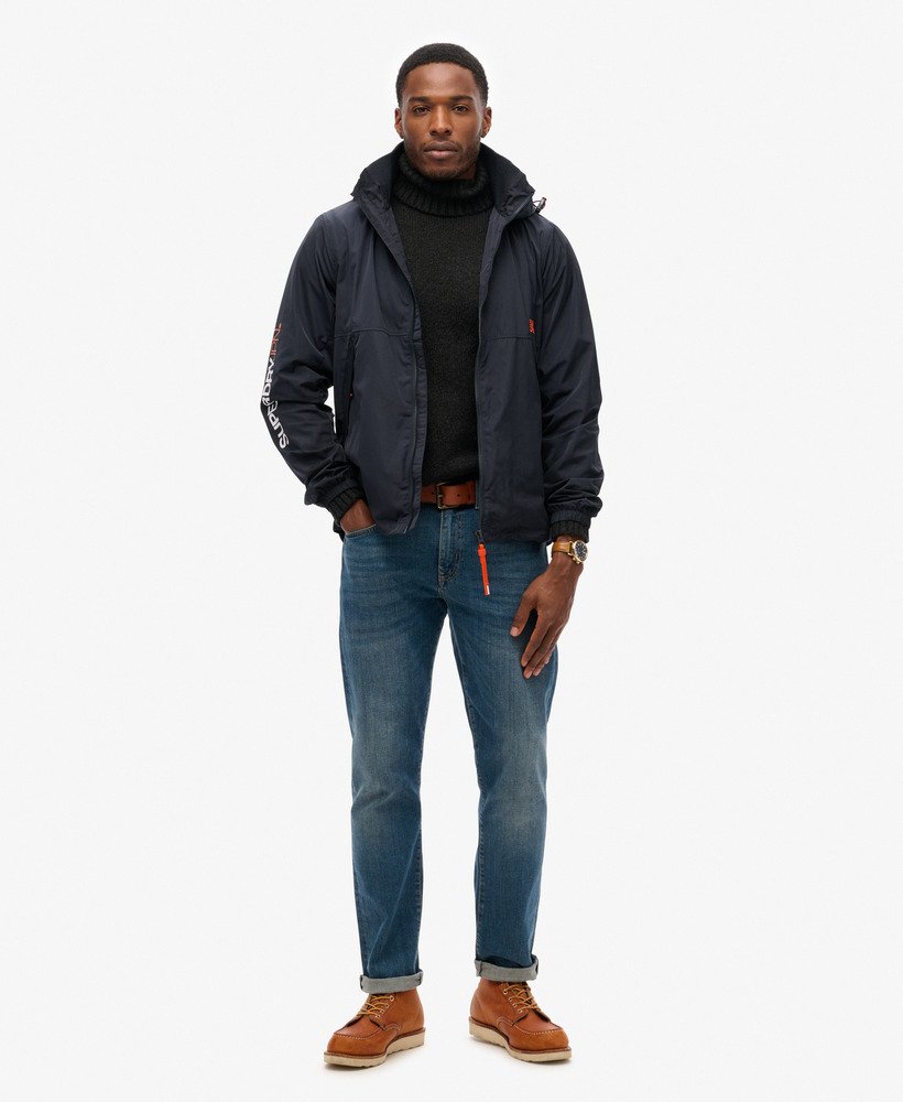 capuchon sd windbreaker jacket in eclipse navy