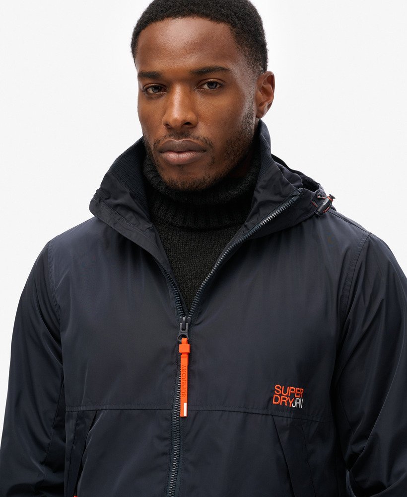 capuchon sd windbreaker jacket in eclipse navy