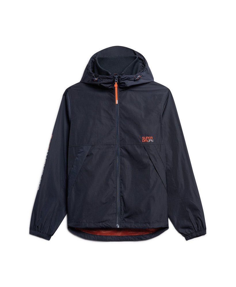 capuchon sd windbreaker jacket in eclipse navy