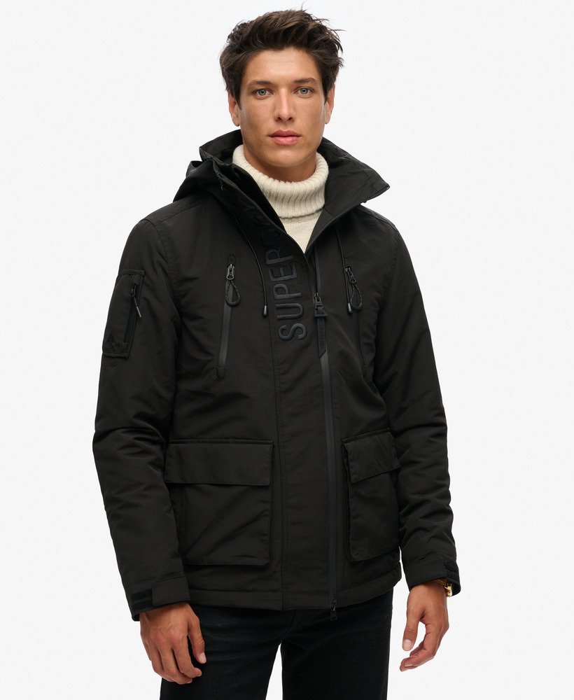 ultieme windbreakerjas in gitzwart