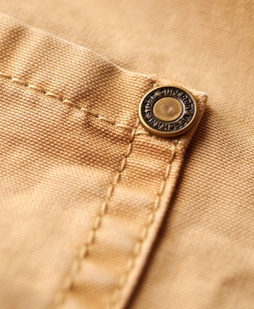 the merchant store - katoenen werkjas in shaker beige