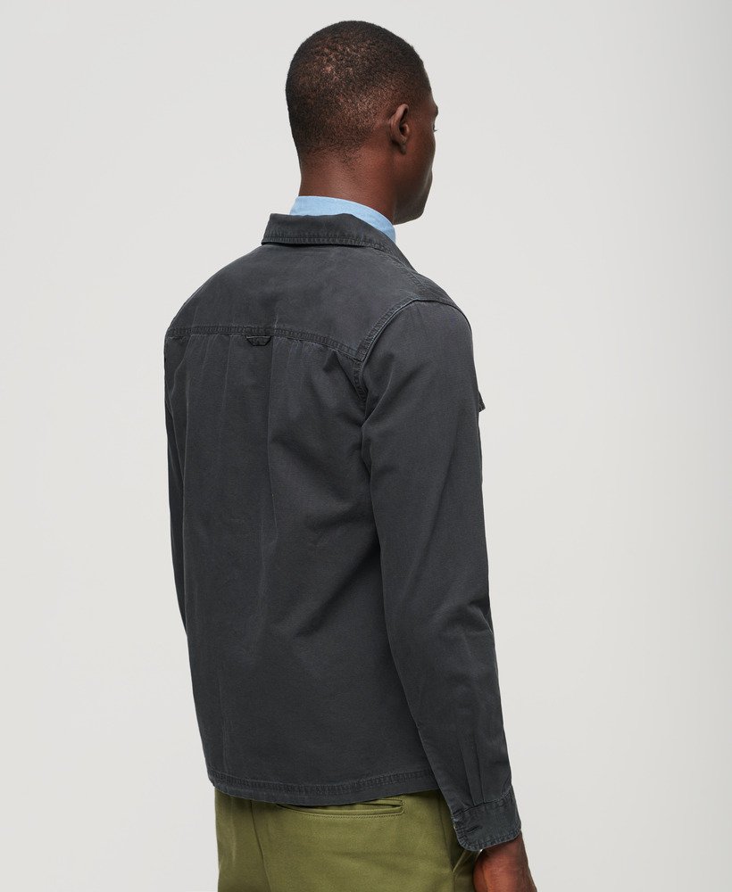 merchant store - ripstop overshirt in frans marineblauw