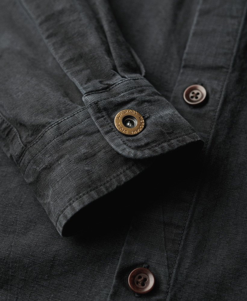 merchant store - ripstop overshirt in frans marineblauw