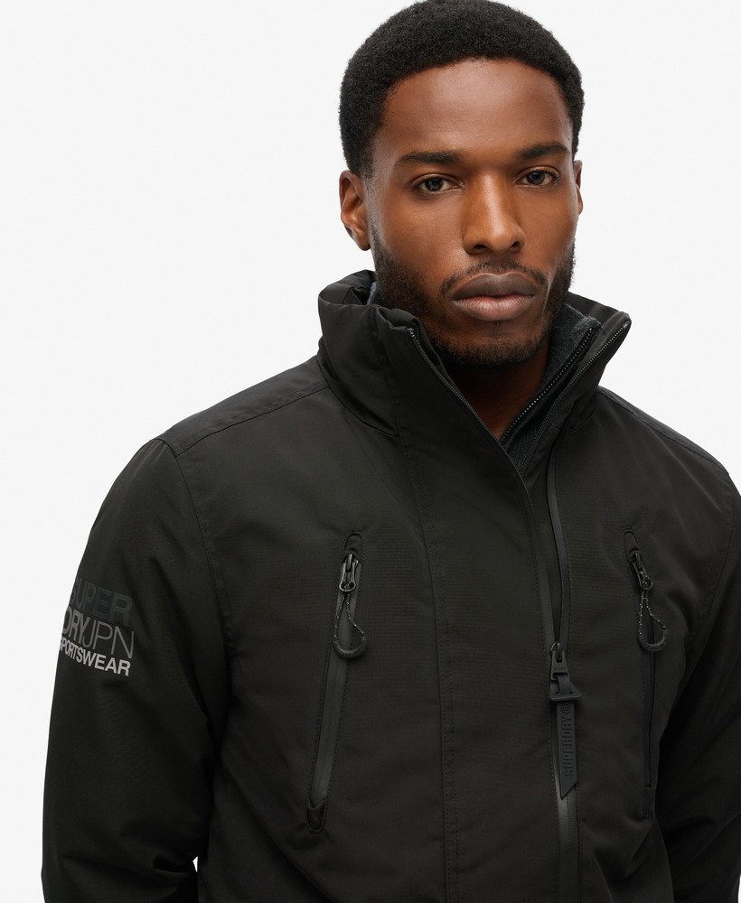ultieme windbreakerjas in zwart