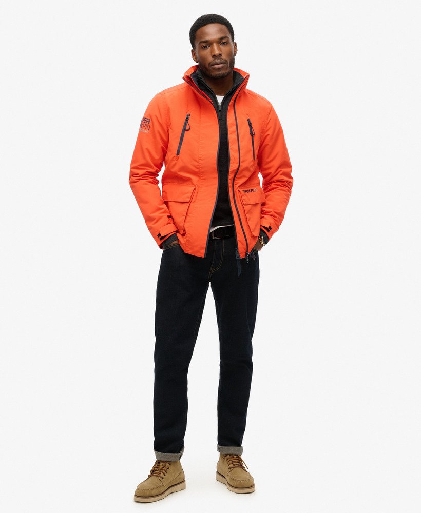 ultieme windbreakerjas in opvallend oranje