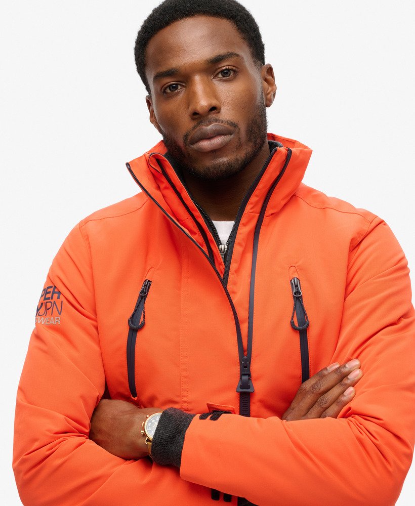 ultieme windbreakerjas in opvallend oranje